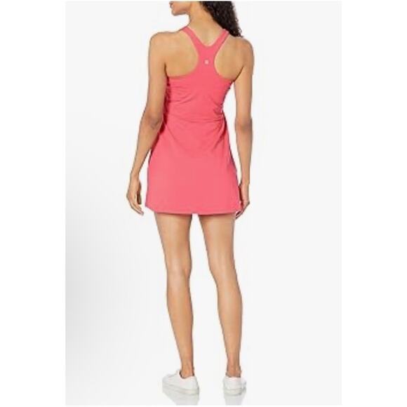 Nic+ Zoe Flexfit Active Performance Workout Dress Golf Attire Coral Punch Pink M - Picture 2 of 12